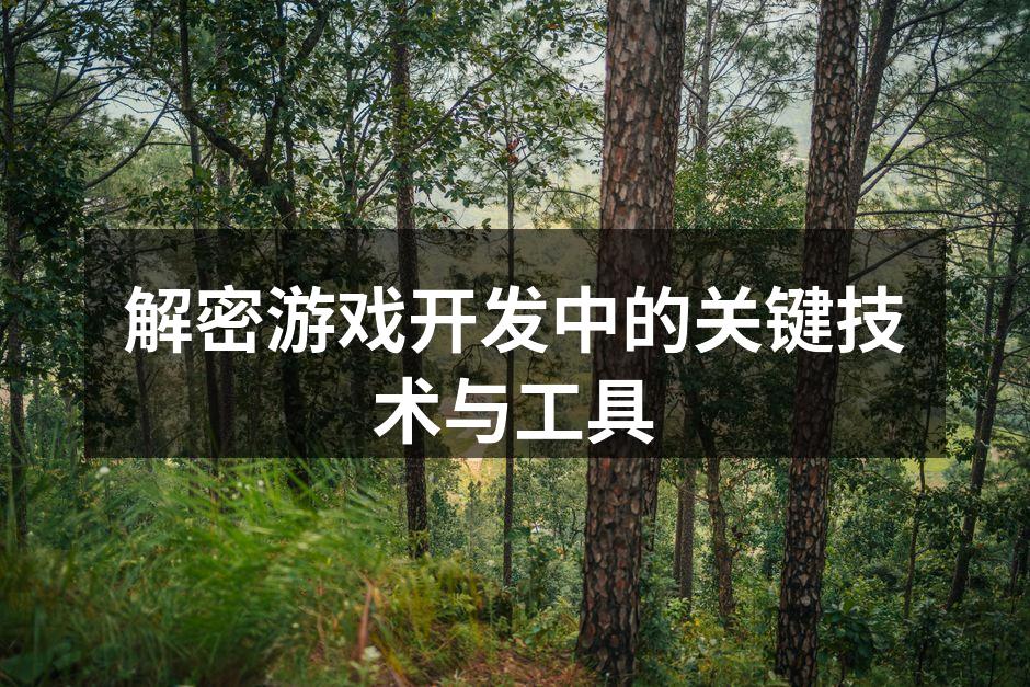 游戏开发工具与技术概览